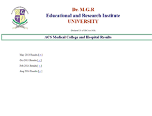 Tablet Screenshot of exam.drmgrdu.ac.in